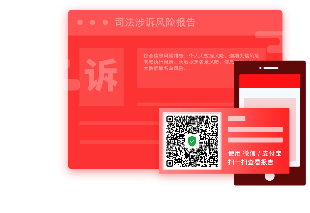 司法涉诉风险报告查询